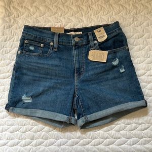 NWT Levi’s Mid-Length Jean Shorts Sz 6 / 28 - Hypersoft Mid Rise